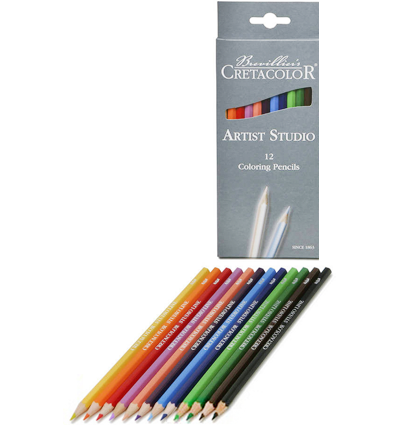 Набор акварельных карандашей Cretacolor Artist Studio Line 12 цветов в картонной упаковке