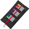 Пенал свиток для 18 маркеров Copic SenseBag чёрный тканевый купить в магазине маркеров Скетчинг ПРО с доставкой по всему миру