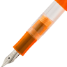 Перьевая ручка Kaweco Ice Sport в оранжевом прозрачном корпусе с синим картриджем купить в магазине Скетчинг Про с доставкой по РФ и СНГ