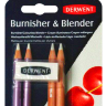 Набор прозрачных карандашей Derwent Burnisher & Blender для полировки и блендинга 4 штуки + точилка, ластик купить в магазине товаров для рисования Скетчинг ПРО с доставкой по РФ и СНГ