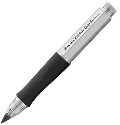 Механический карандаш Kaweco Sketch Up в футляре коллекционный, металлик с держателем