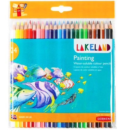 Набор акварельных карандашей Derwent Lakeland Painting 24 цвета