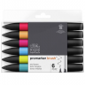 Набор маркеров Promarker Brush Winsor & Newton 6 Mid Tones средние оттенки купить в магазине Скетчинг Про с доставкой по всему миру