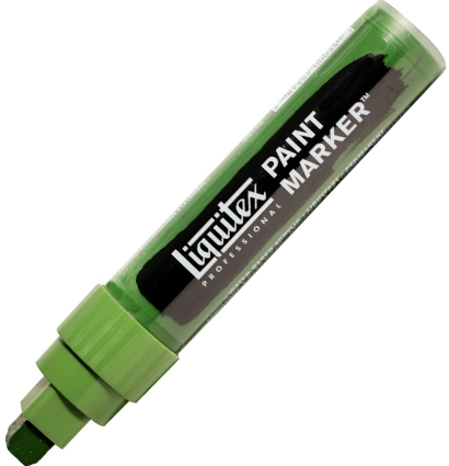 Маркер акриловый Liquitex Paint Marker широкий 15 мм 224 хукера зеленый перманентный имит