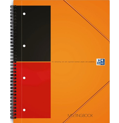 Бизнес-тетрадь Oxford International MeetingBook линейка папка с пластиковой обложкой А4 / 80 листов