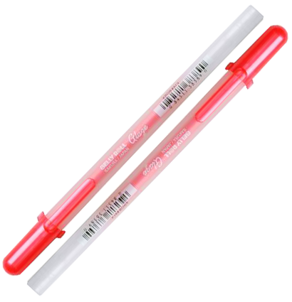 Глянцевая ручка-контур Sakura Glaze 3D Roller Red для всех поверхностей красная