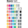 Набор спиртовых маркеров Graphmaster Bag Set 63 Basic в фирменном пенале купить в магазине товаров для рисования Скетчинг Про с доставкой по РФ и СНГ