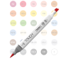  Набор маркеров Touch Brush для онлайн-курса Жени Липатовой «Скетч.Текстуры» 30 цветов