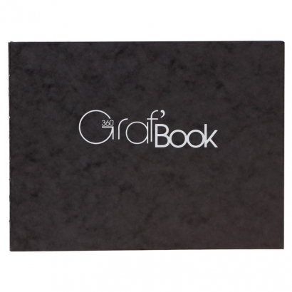 Скетчбук для рисования Graf'Book 360 ClaireFontaine горизонтальный А5 / 100 листов / 100 гм