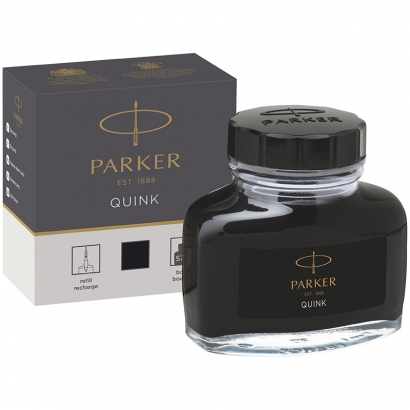Чернила Parker Bottle Quink для ручек черные 57 мл