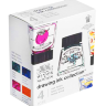 Набор туши для рисования Winsor&Newton Ink "Drawing Collections" 4 цвета по 14 мл купить в художественном магазине Скетчинг Про с доставкой по всему миру