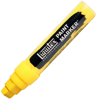 Маркер акриловый Liquitex Paint Marker широкий 15 мм 830 кадмий желтый средний имит