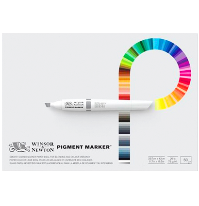Бумага для маркеров Winsor & Newton Pigment Marker А4 / 15 листов / 175 гм