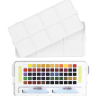 Набор акварели Sakura Koi Pocket Sketch Box 60 цветов в кейсе + губка и кисть купить в художественном магазине Скетчинг Про с доставкой по РФ и СНГ