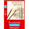 Альбом Fabriano Accademia Sketching для графики А5 на пружине/ 50 листов / 120 гм купить в магазине товаров для рисования Скетчинг Про