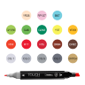 Набор маркеров Touch Twin для онлайн-курса по скетчингу в школе Highlights, 18 цветов купить в магазине товаров для скетчинга Проскетчинг с доставкой по РФ и СНГ