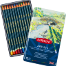 Набор цветных карандашей Derwent Artists 12 цветов металлическом кейсе купить в фирменном художественном магазине Проскетчинг с доставкой по РФ и СНГ