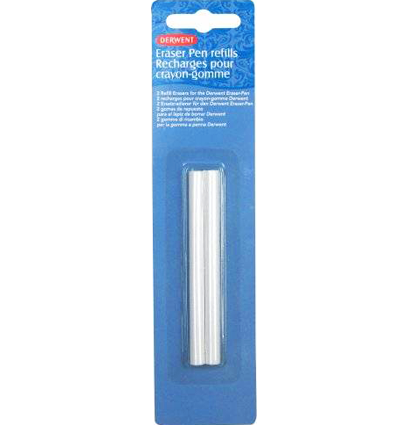 Сменные ластики для ластика-ручки Derwent Eraser-Pen 2 штуки