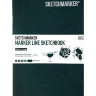 Скетчбук Sketchmarker Marker Line для маркеров тёмно-зелёный с мягкой обложкой 25х17 см / 16 листов / 160 гм купить в магазине маркеров Скетчинг ПРО с доставкой по РФ и СНГ