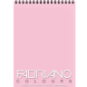 Блокнот с розовой бумагой Fabriano Colours на пружине для зарисовок А6 / 100 листов / 80 гм купить в художественном магазине Скетчинг ПРО с доставкой по РФ и СНГ