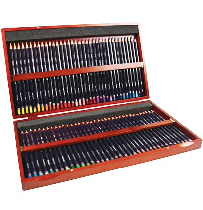 Набор цветных карандашей Derwent Studio 72 цвета на восковой основе в кейсе