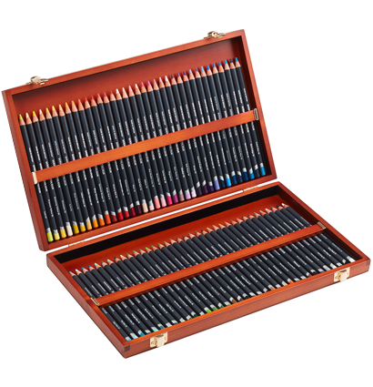 Цветные карандаши Derwent Procolour 72 цвета набор в деревянном кейсе