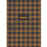Блокнот в клетку Rhodia Heritage Tartan мягкая обложка черный А5 / 70 листов / 90 гм