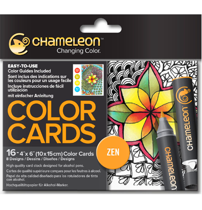 Раскраска-склейка Chameleon Color Cards Zen / Дзен - карточки