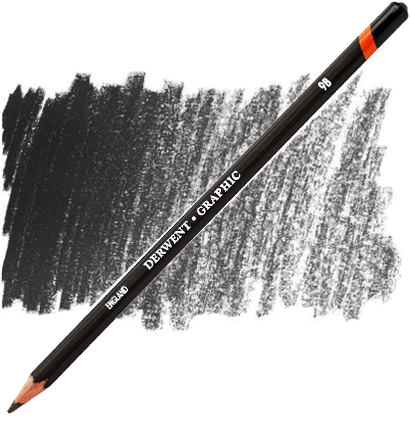 Чернографитный (простой) карандаш Derwent Graphic поштучно / выбор жесткости грифеля