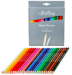 Набор акварельных карандашей Cretacolor Artist Studio Line 24 цвета в картонной упаковке