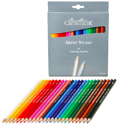 Набор акварельных карандашей Cretacolor Artist Studio Line 24 цвета в картонной упаковке