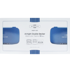 Палитра-кейс для акварели Mijello Airtight Double Decker на 30 цветов пластиковая