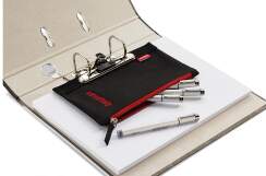 Пенал Copic SenseBag чёрный тканевый плоский на молнии