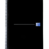 Блокнот Oxford Smart Black Notebook клетка мягкая обложка черный А5 / 90 листов