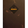 Блокнот в клетку Rhodia Heritage Chevrons мягкая обложка черный А5 / 80 листов / 90 гм
