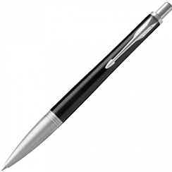 Ручка шариковая Parker Urban Premium Ebony Metal CT 1 мм синие чернила, подарочная упаковка