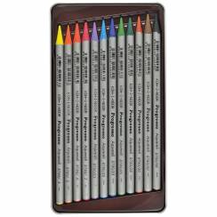 Акварельные карандаши Koh-I-Noor Progresso Aquarell 12 цветов в пенале