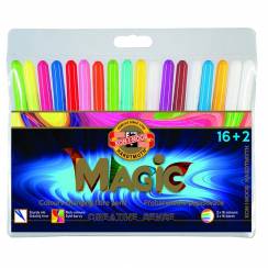 Фломастеры волшебные Koh-I-Noor "Magic" набор 18 цветов