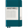 Записная книжка Leuchtturm «Pocket» A6 в линейку тихоокеанский зеленый 187 стр.