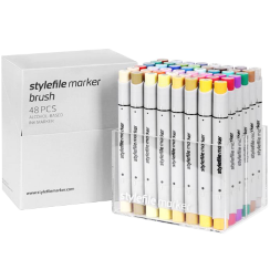 Набор маркеров для скетчинга Stylefile Brush 48 Extended (расширенная палитра)