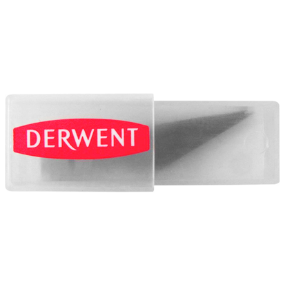 Набор 5 лезвий для ножа для заточки карандашей Derwent Craft Knife в кейсе