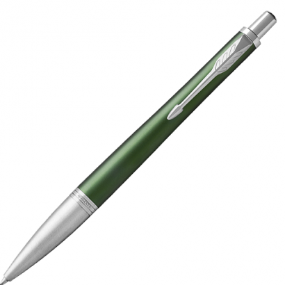 Ручка шариковая Parker Urban Premium Green CT 1 мм синие чернила, подарочная упаковка