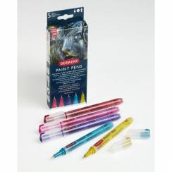 Набор универсальных линеров Derwent Paint Pens №3 перо 0.5 мм 5 цветов