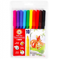 Фломастеры смываемые Koh-I-Noor Звери набор 10 цветов