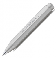 Ручка шариковая Kaweco Steel Sport 1 мм сталь в футляре