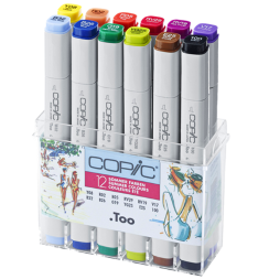 Набор маркеров COPIC CLASSIC 12 Summer Colours (лето)