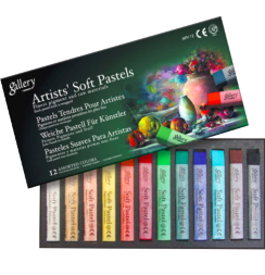 Пастель Mungyo Gallery Artists Soft Pastel сухая мягкая 12 цветов профессиональная квадратная