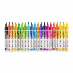 Акварельные маркеры Ecoline Brush Pen в наборе 20 цветов в пластиковой упаковке