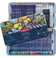 Набор цветных карандашей Derwent Studio 72 Ultra в фирменном кейсе