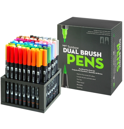 Набор брашпенов Tombow ABT Dual Brush Pen 96 Full (вся палитра)